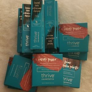 Thrive Blush, Mascara and eye palettes bundle